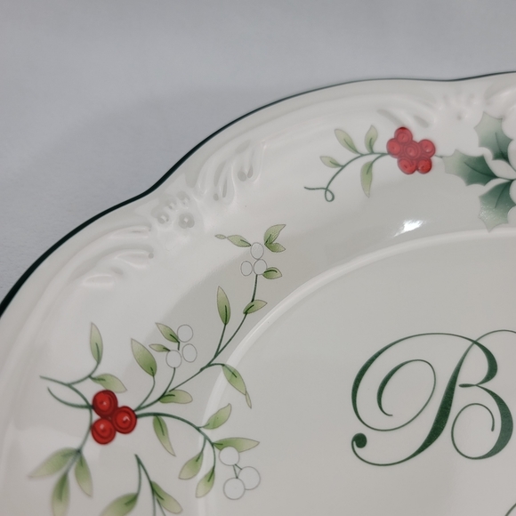Pfaltzgraff Winterberry Bless This House Plate 5034281 - Picture 4 of 16